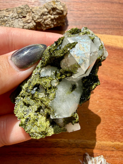 HIGH QUALITY EPIDOTE & QUARTZ