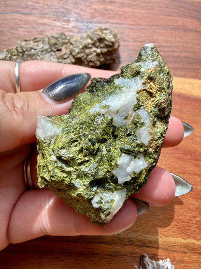 HIGH QUALITY EPIDOTE & QUARTZ