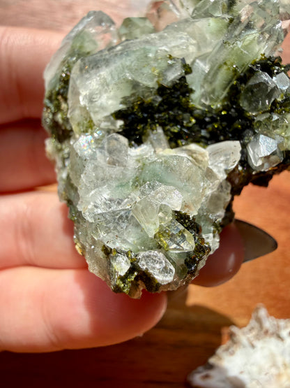 HIGH QUALITY EPIDOTE & QUARTZ