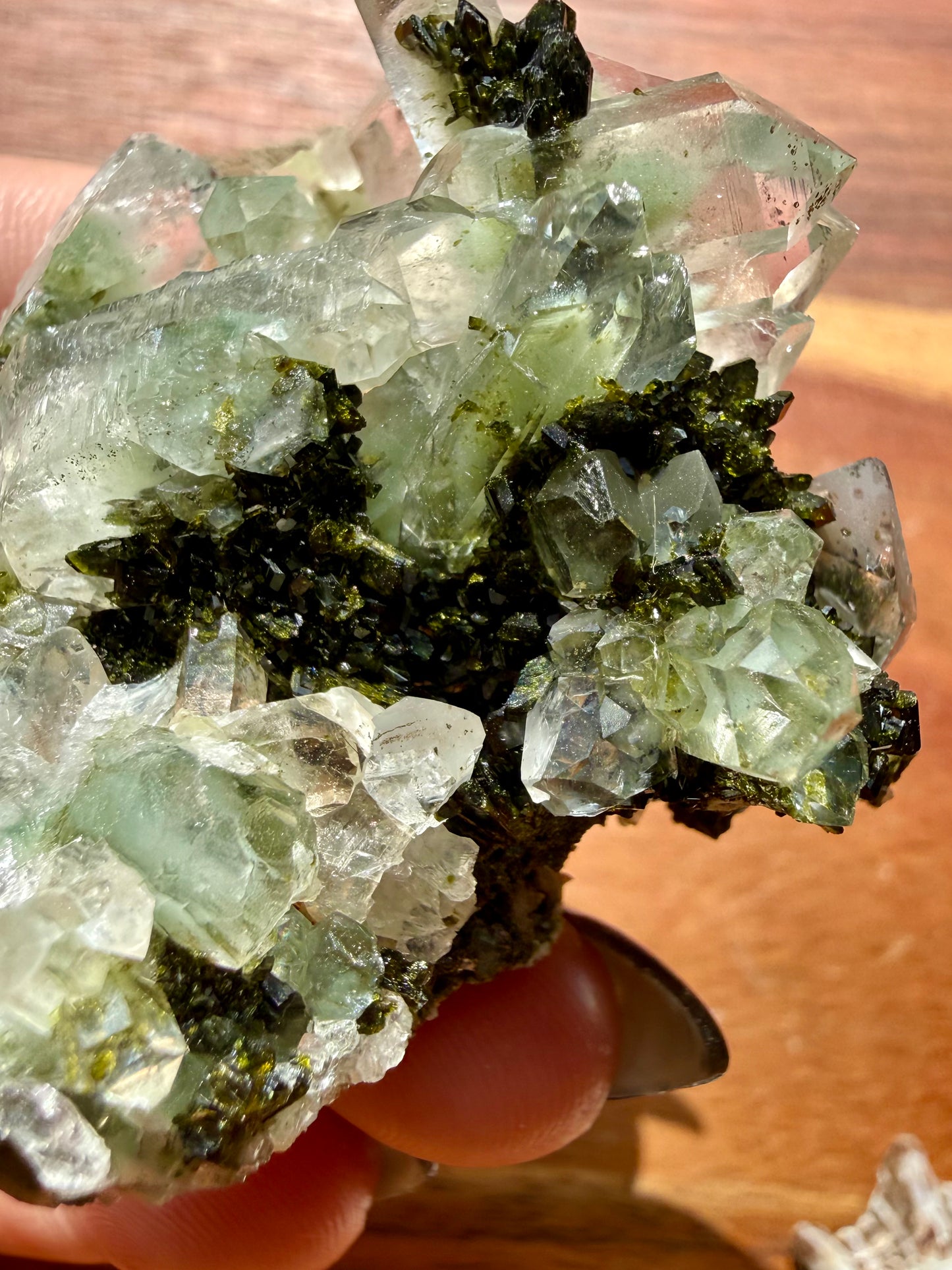 HIGH QUALITY EPIDOTE & QUARTZ