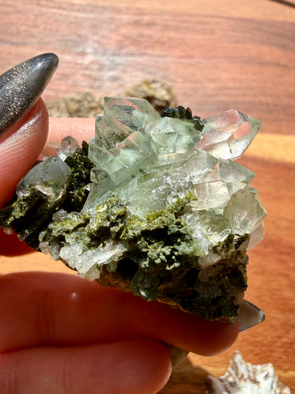 HIGH QUALITY EPIDOTE & QUARTZ