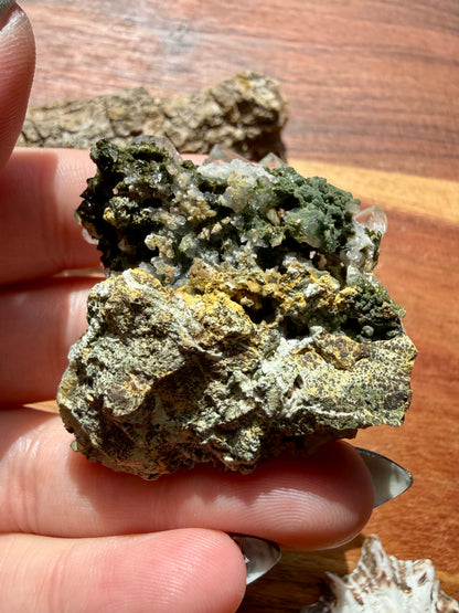 HIGH QUALITY EPIDOTE & QUARTZ