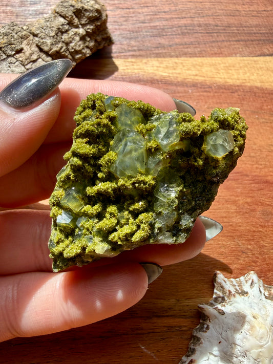HIGH QUALITY EPIDOTE & QUARTZ