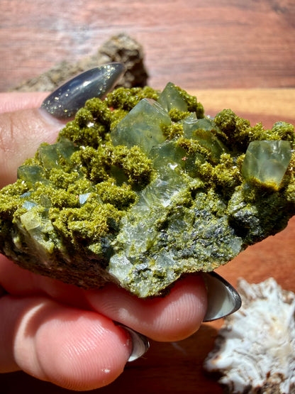 HIGH QUALITY EPIDOTE & QUARTZ