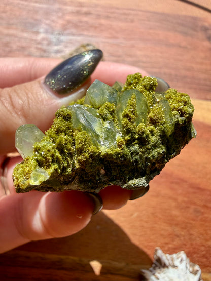 HIGH QUALITY EPIDOTE & QUARTZ