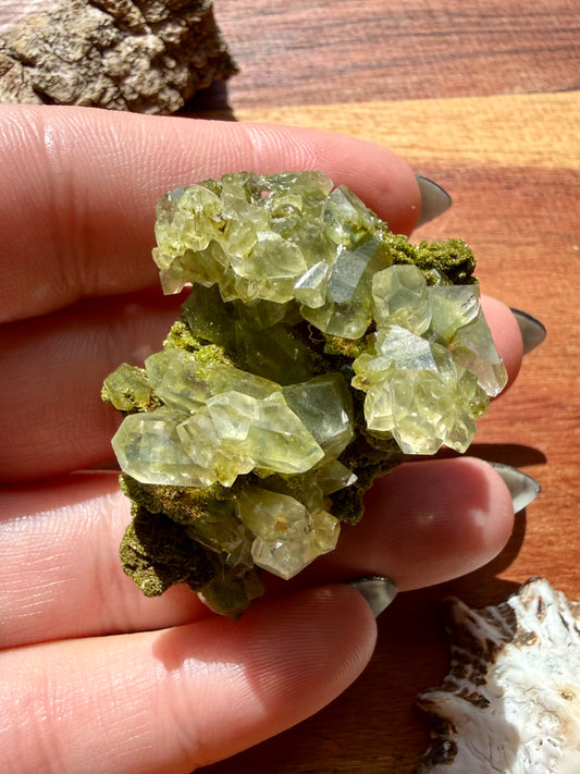 HIGH QUALITY EPIDOTE & QUARTZ