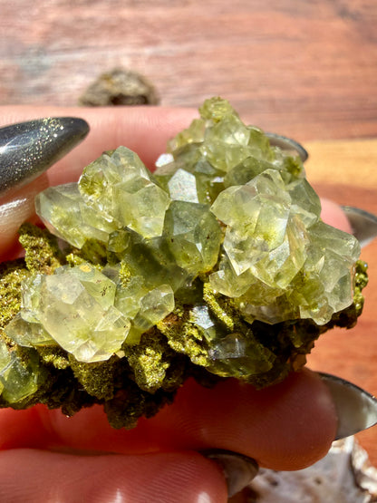 HIGH QUALITY EPIDOTE & QUARTZ