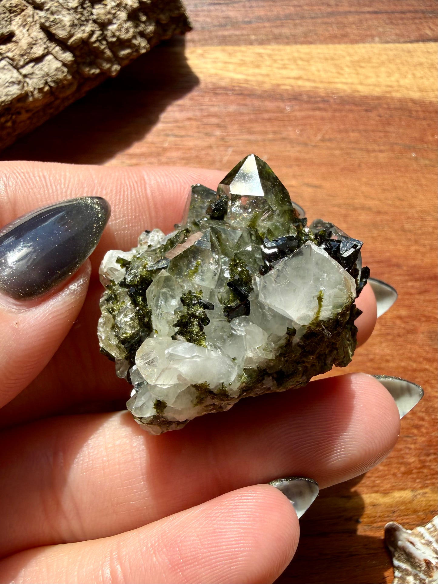 HIGH QUALITY EPIDOTE & QUARTZ