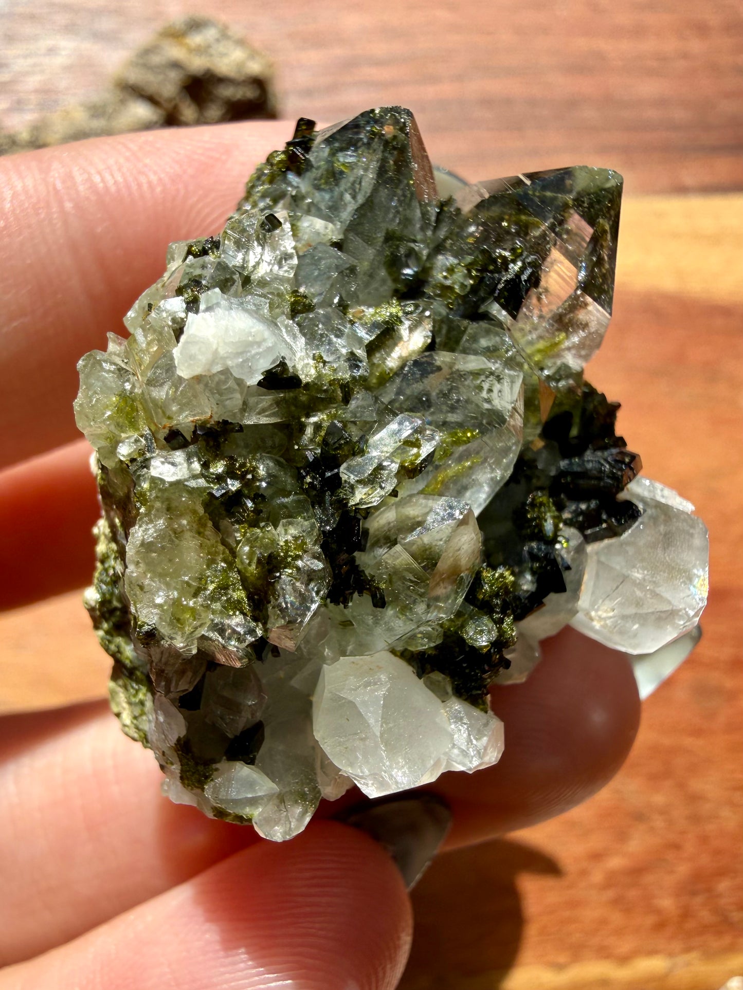 HIGH QUALITY EPIDOTE & QUARTZ