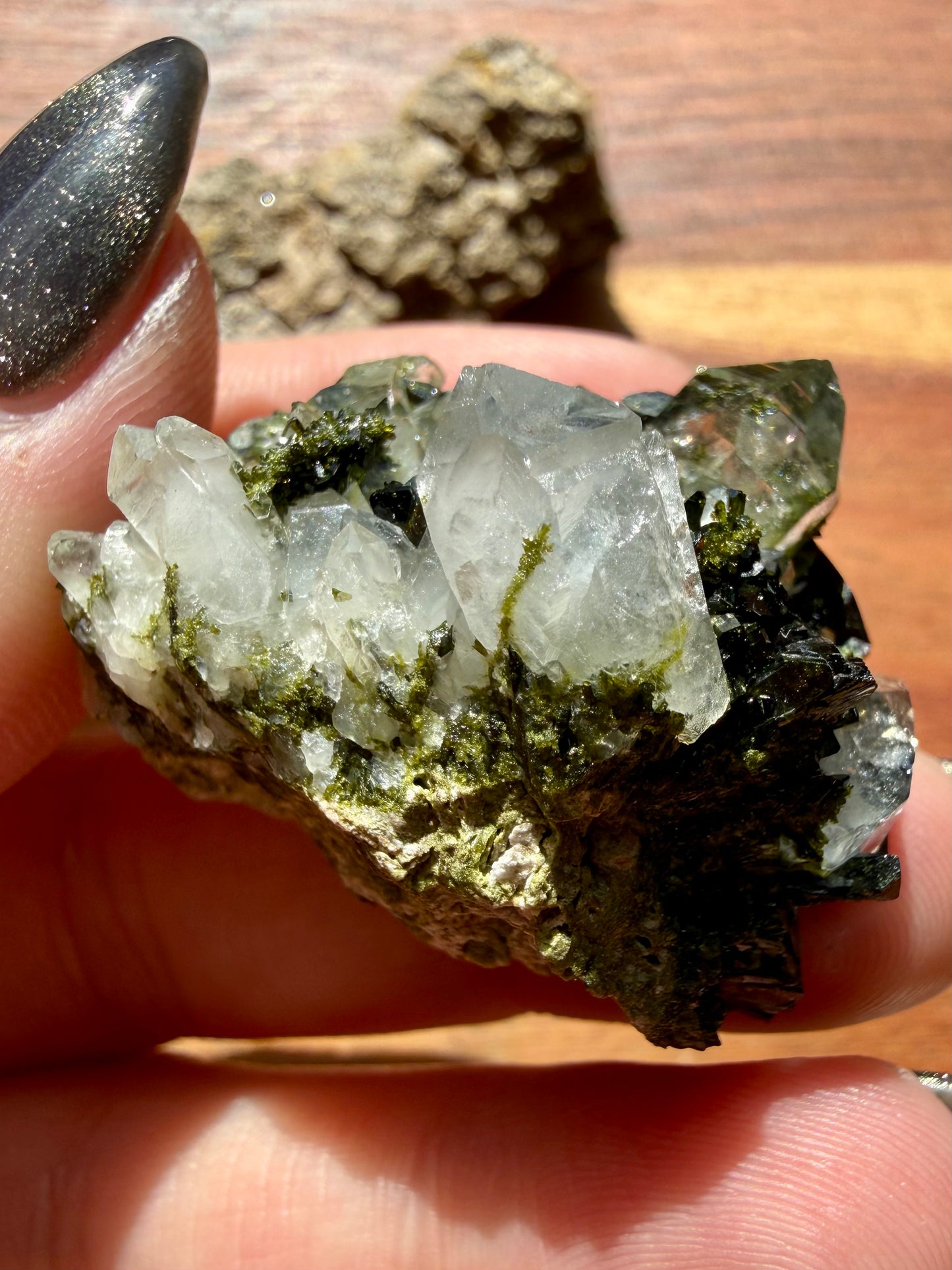 HIGH QUALITY EPIDOTE & QUARTZ