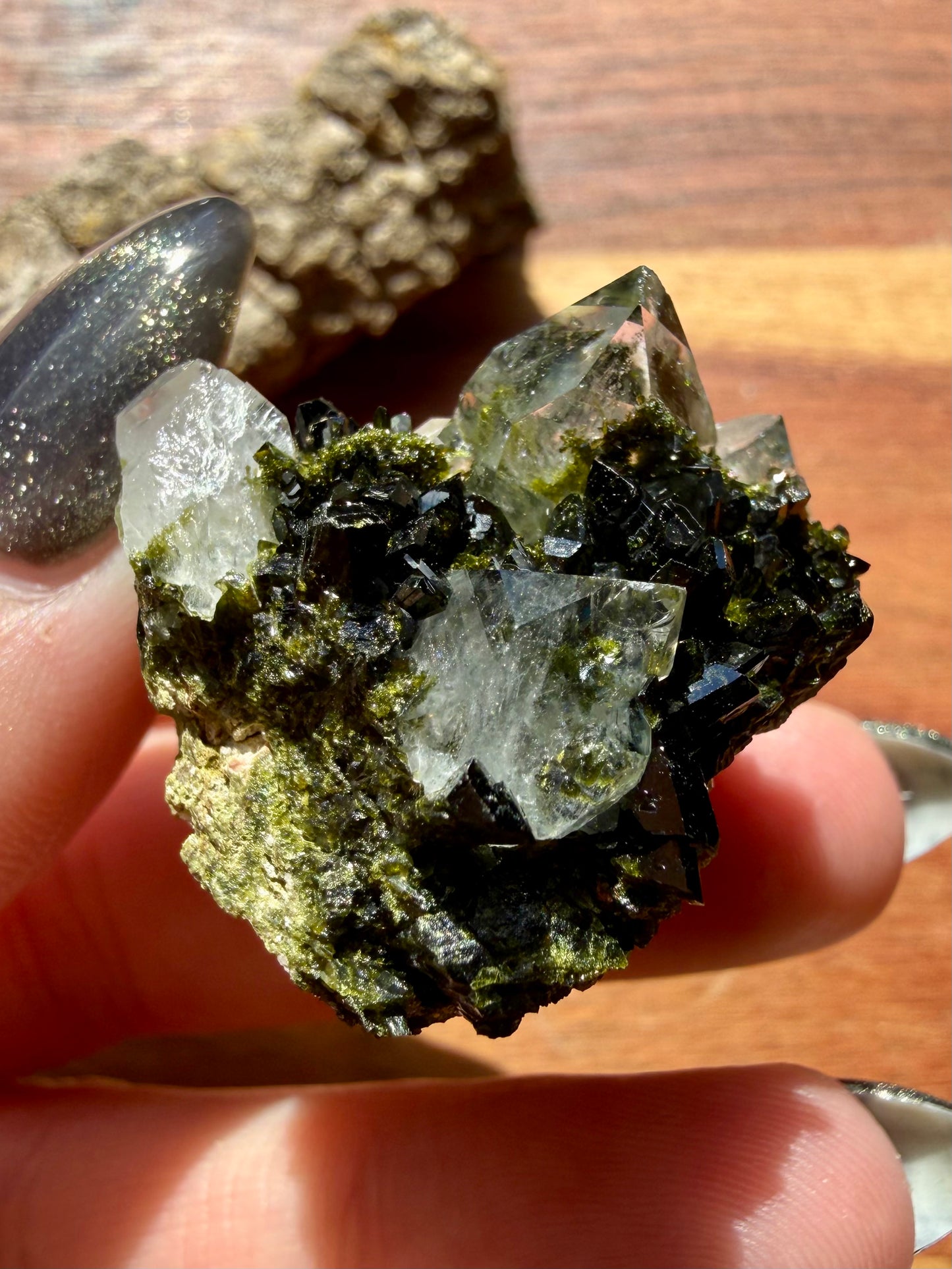 HIGH QUALITY EPIDOTE & QUARTZ