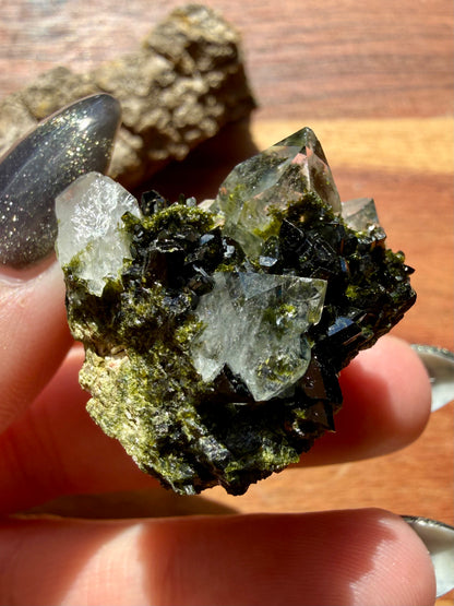HIGH QUALITY EPIDOTE & QUARTZ