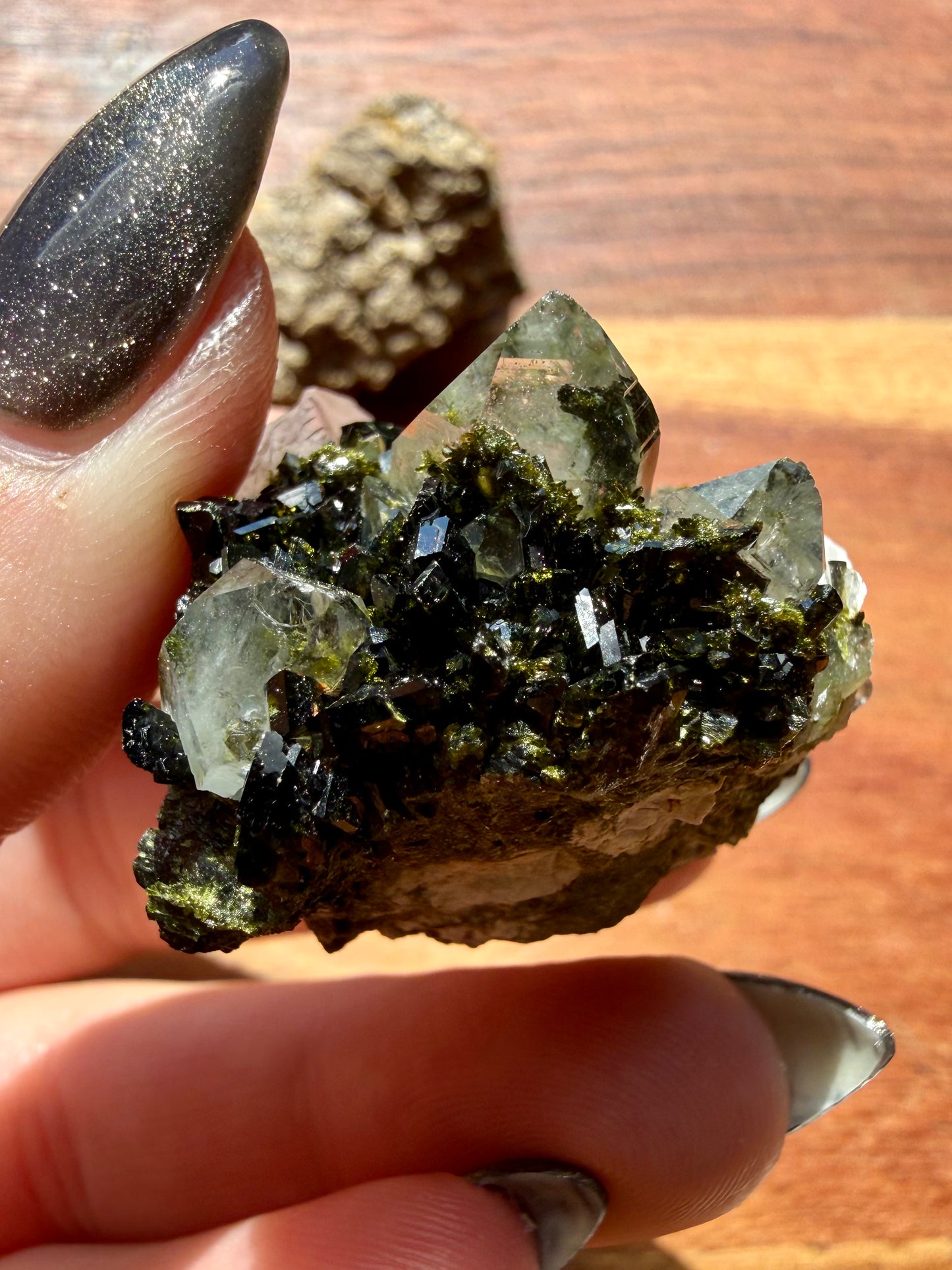 HIGH QUALITY EPIDOTE & QUARTZ