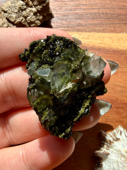 HIGH QUALITY EPIDOTE & QUARTZ