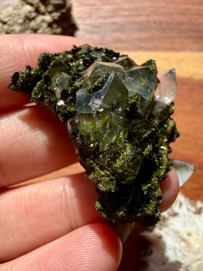 HIGH QUALITY EPIDOTE & QUARTZ