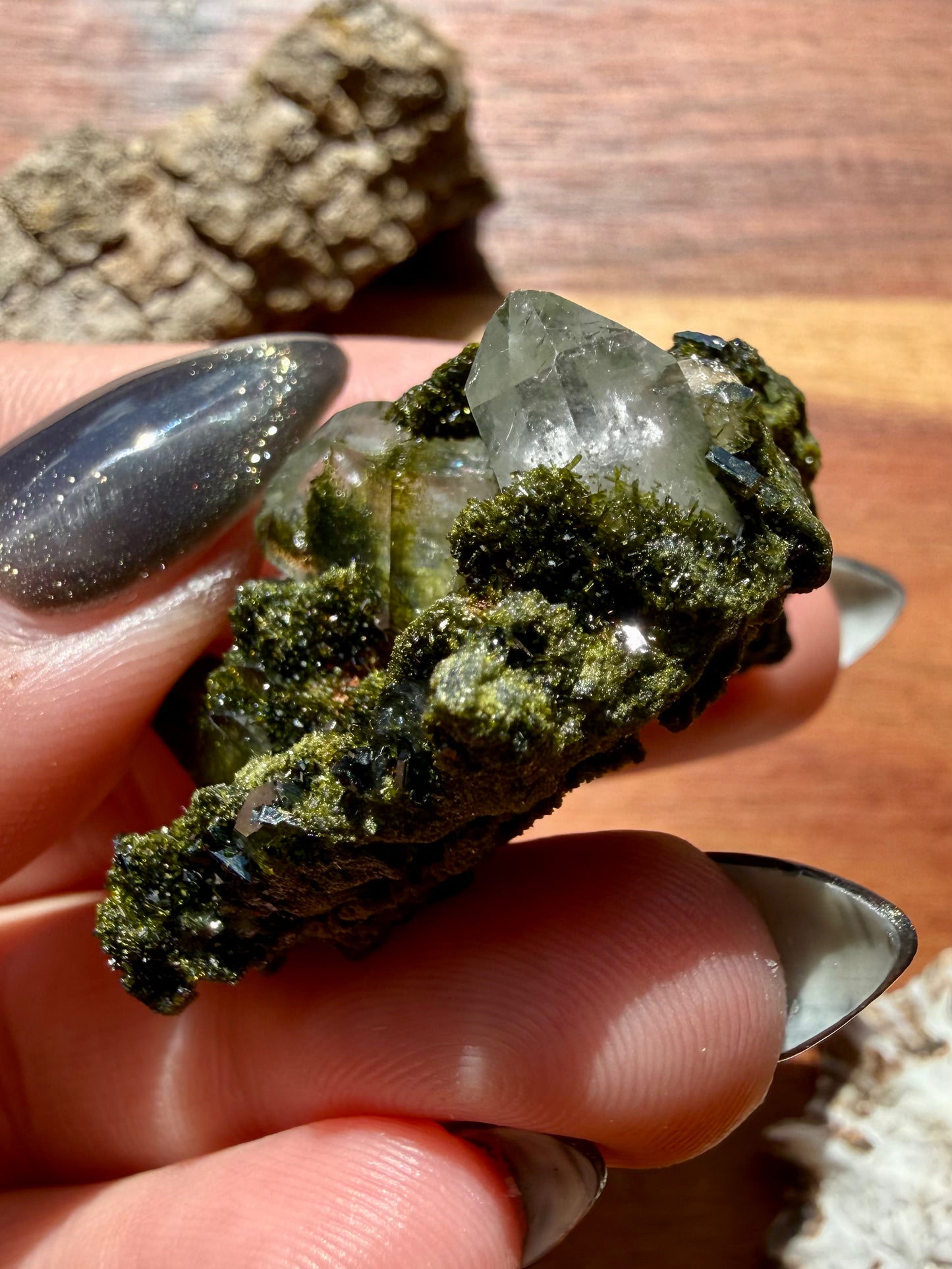 HIGH QUALITY EPIDOTE & QUARTZ