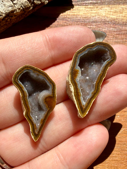 TOBASCO AGATE GEODE PAIR