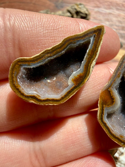 TOBASCO AGATE GEODE PAIR