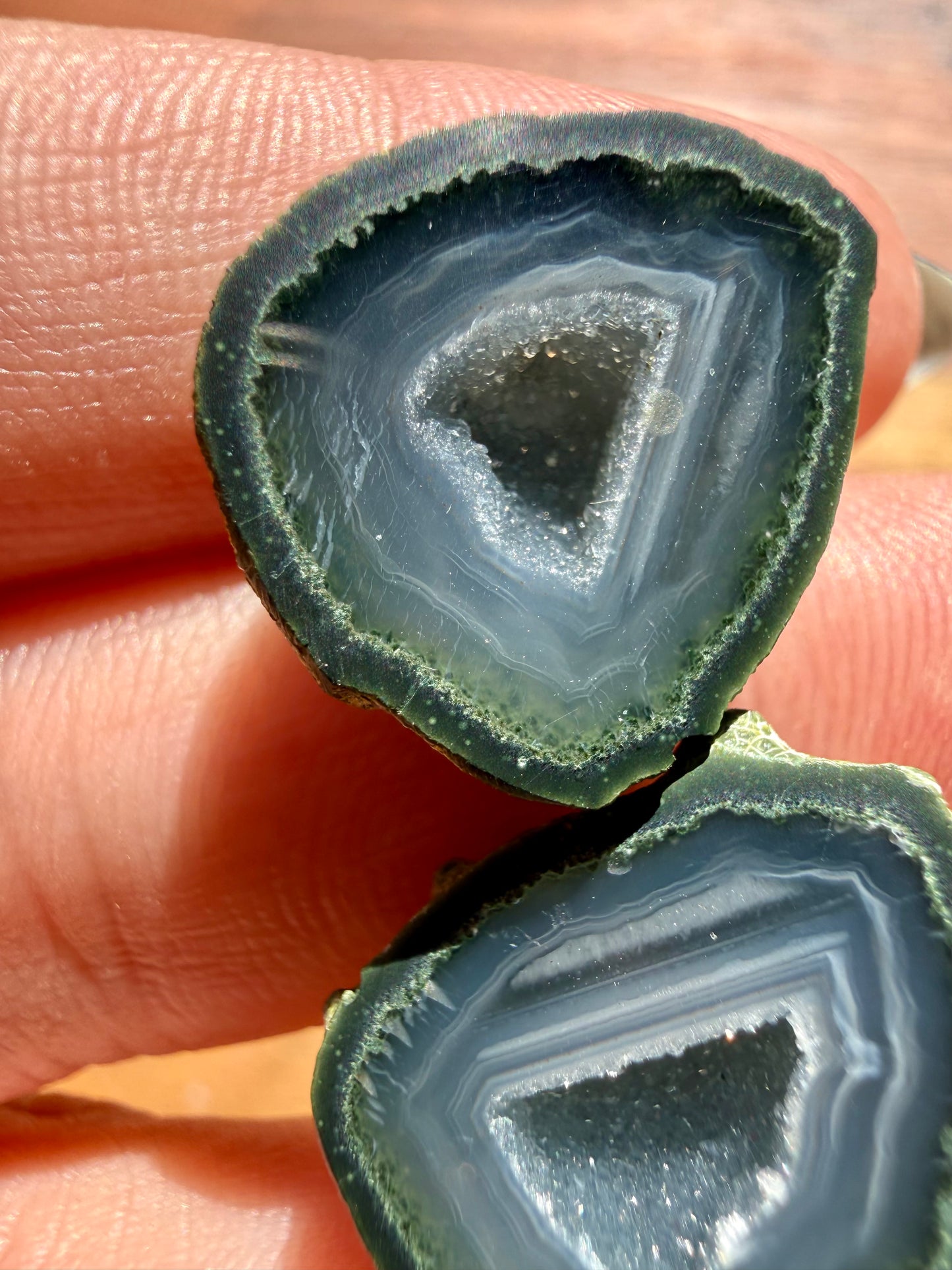 TOBASCO AGATE GEODE PAIR