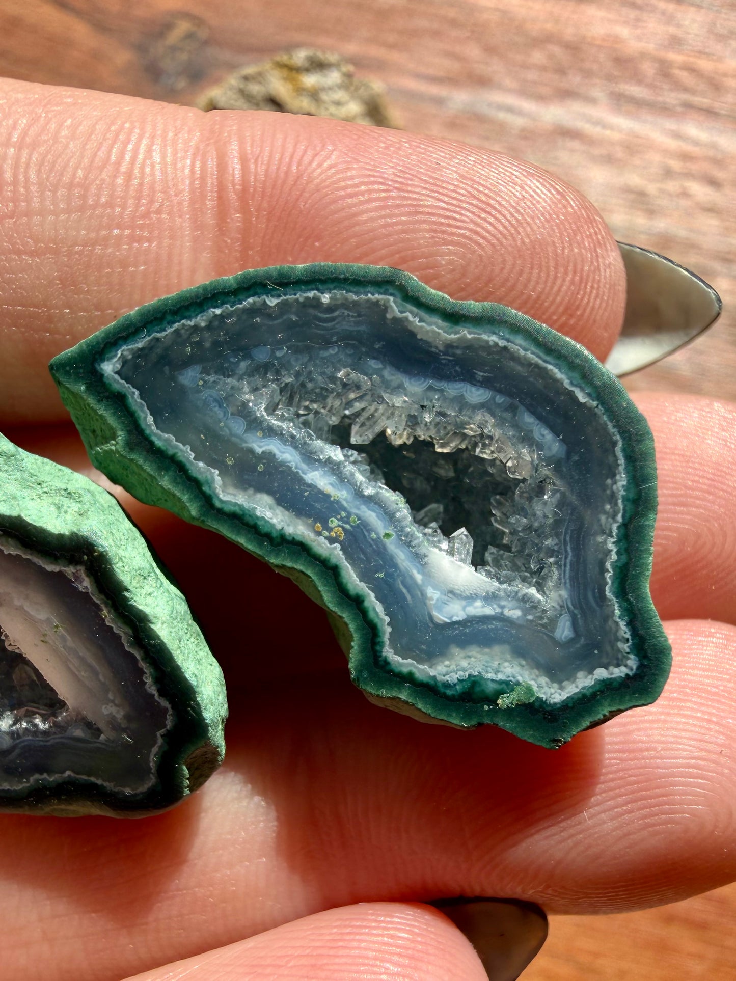 TOBASCO AGATE GEODE PAIR