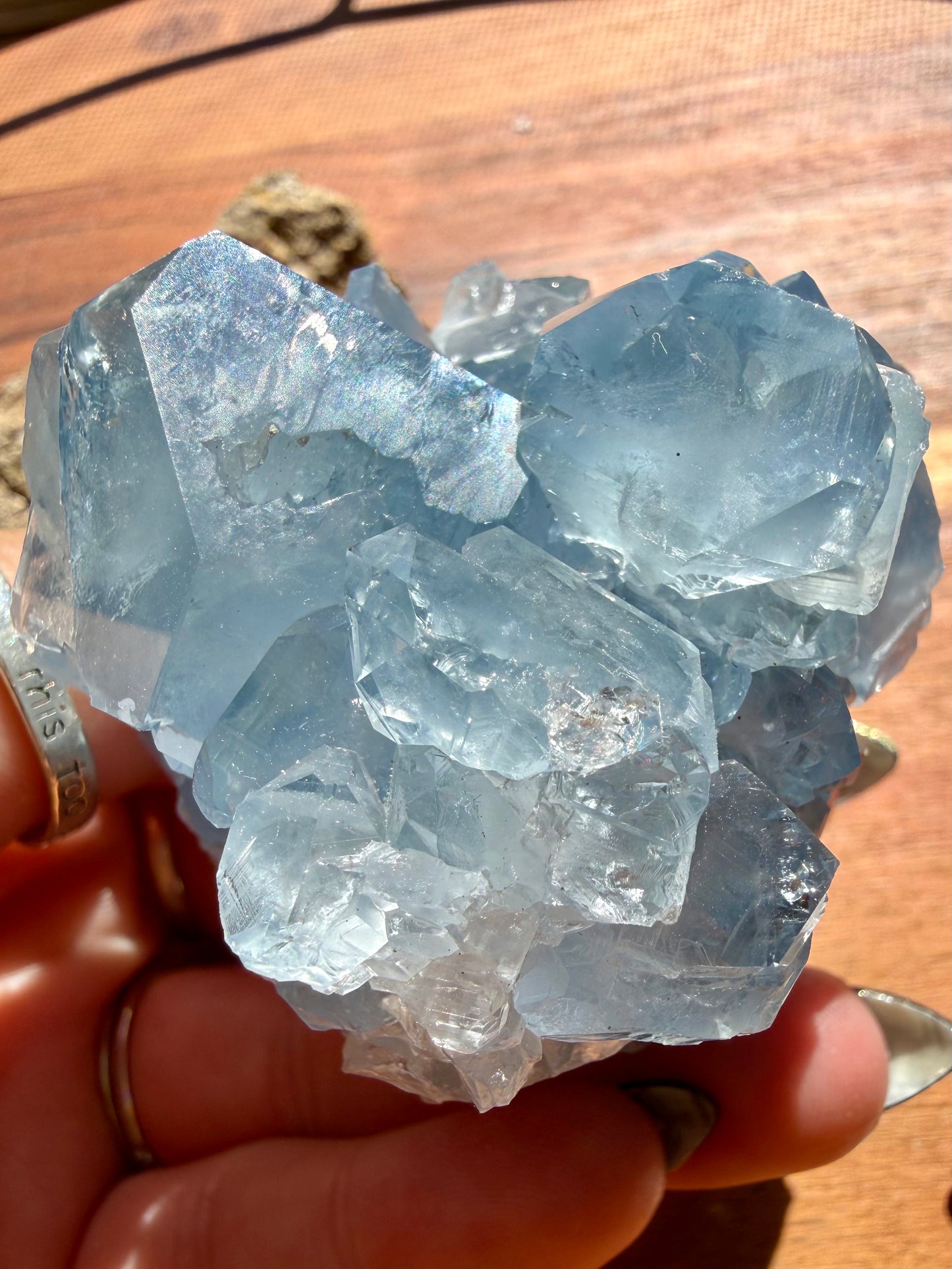 RAW CELESTITE CLUSTER