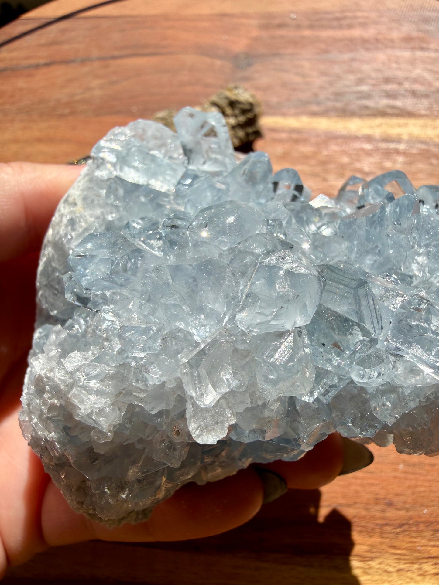 RAW CELESTITE CLUSTER