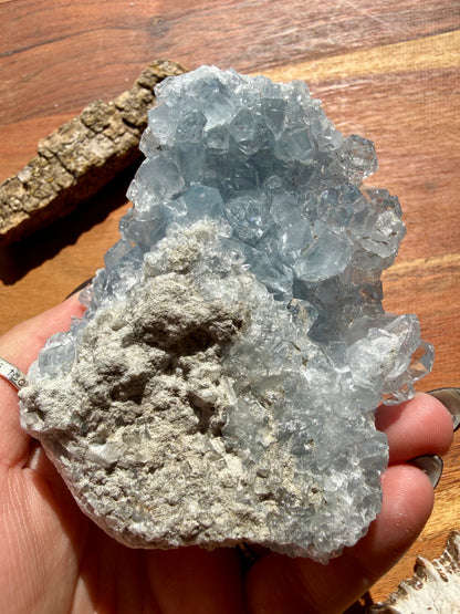 RAW CELESTITE CLUSTER
