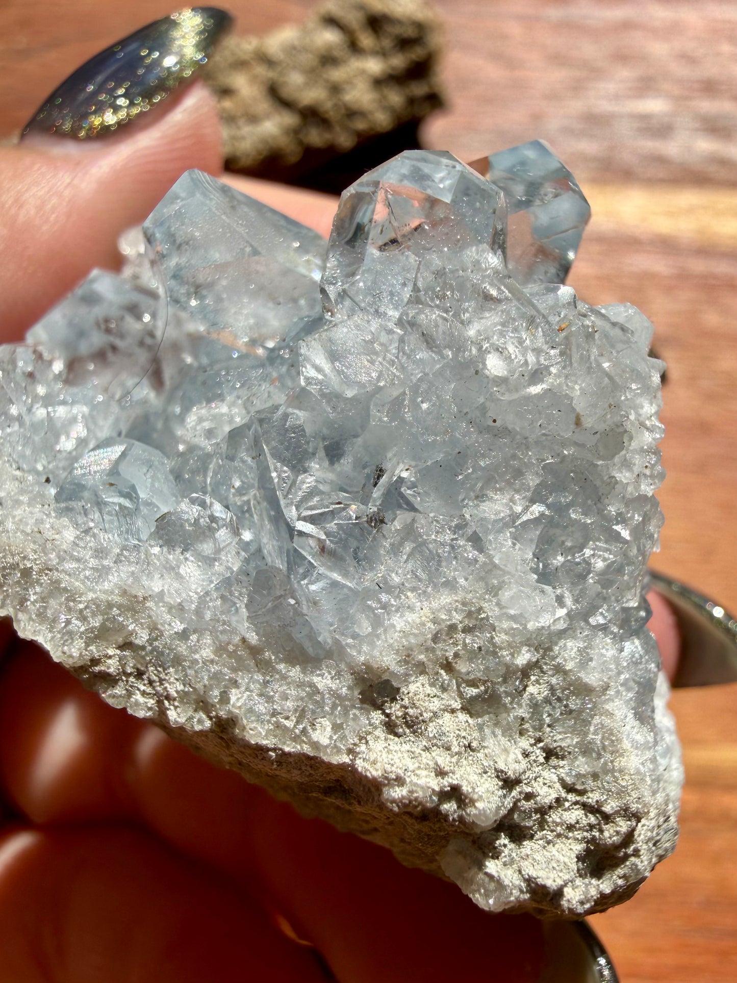 RAW CELESTITE CLUSTER