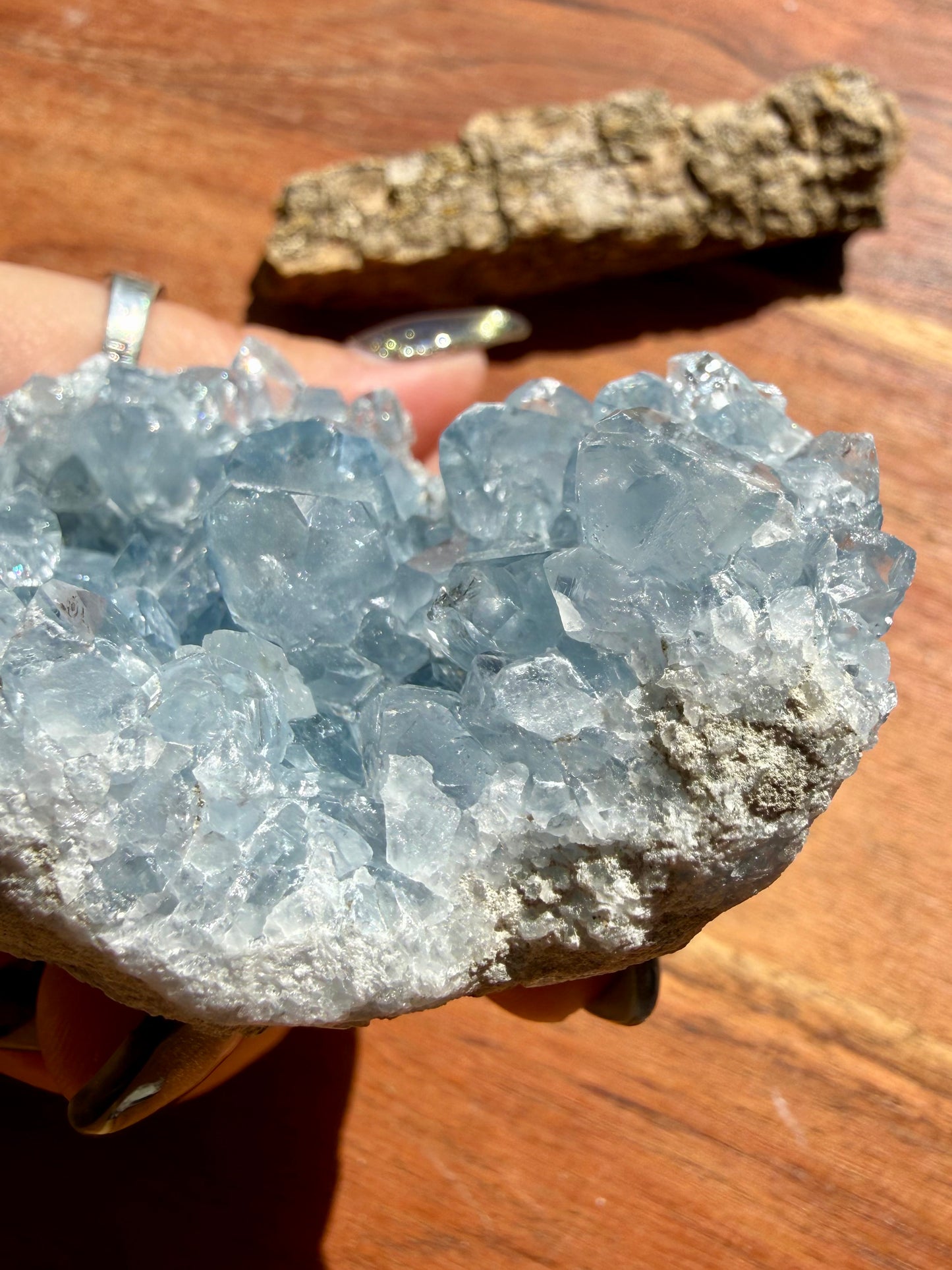 RAW CELESTITE CLUSTER