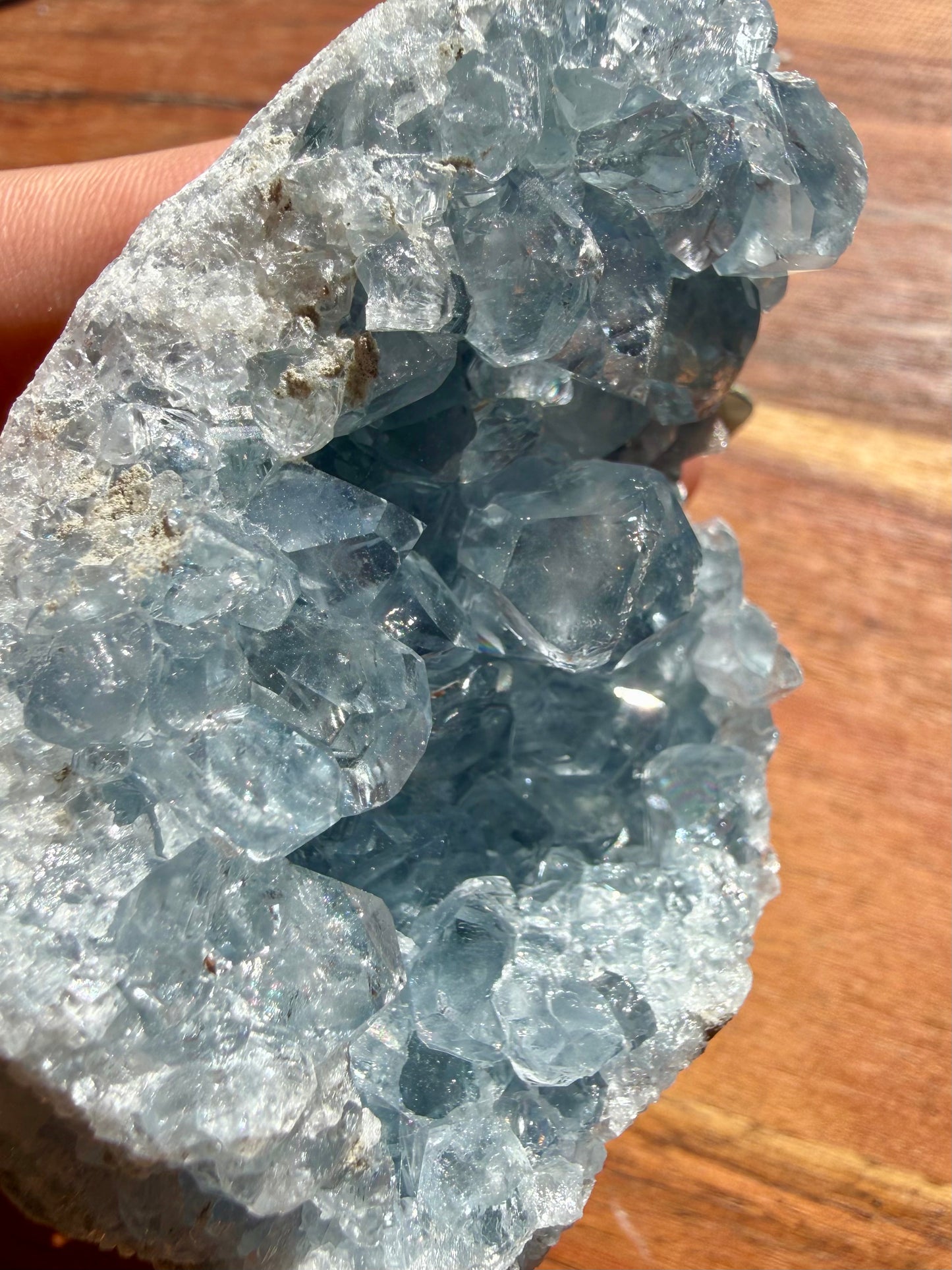 RAW CELESTITE CLUSTER