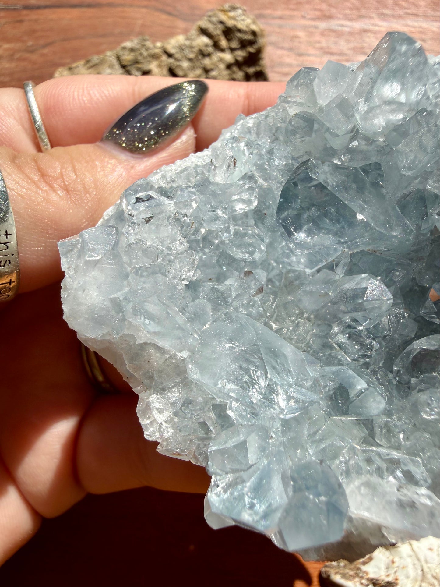 RAW CELESTITE CLUSTER