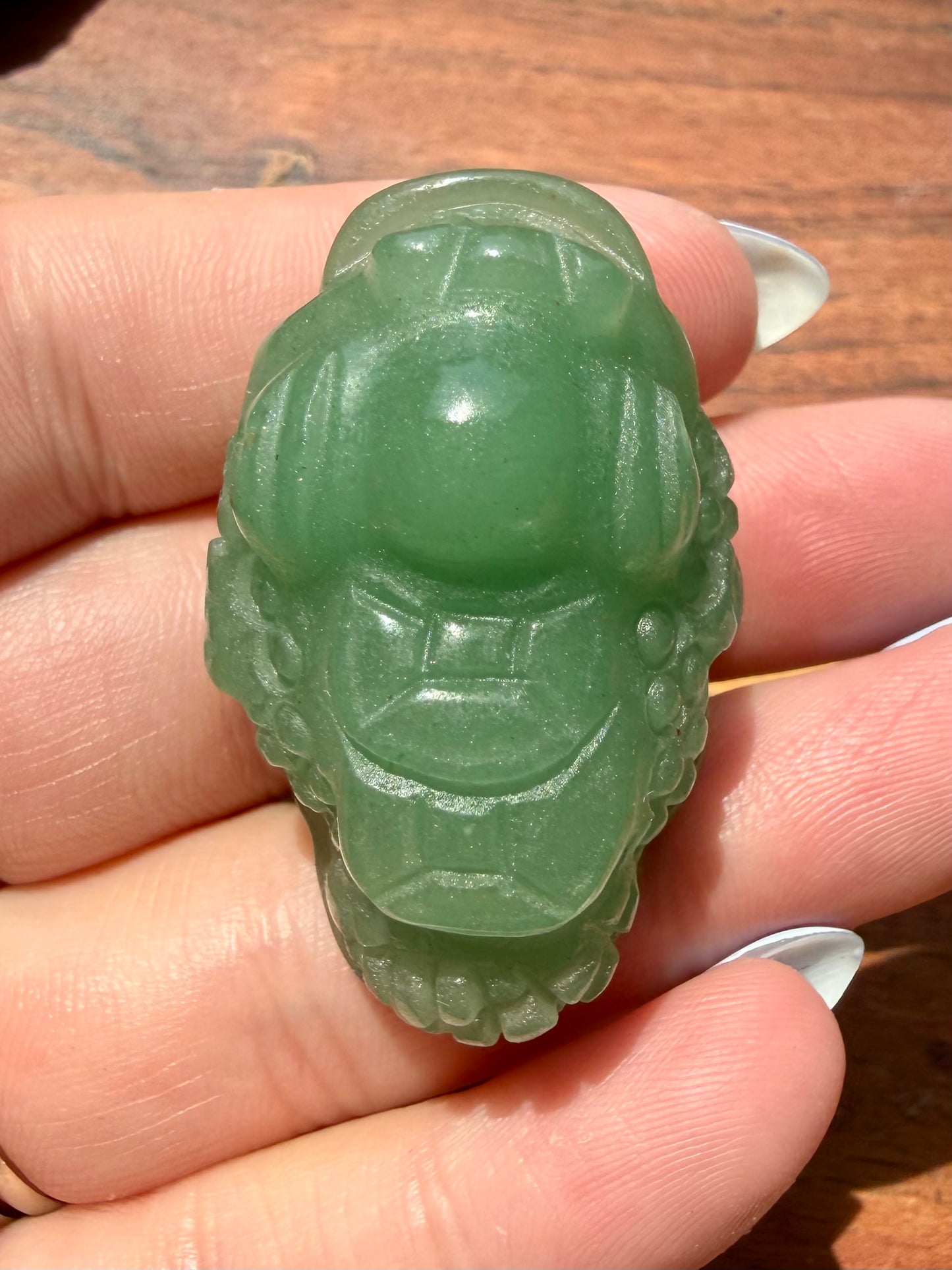 GREEN AVENTURINE MONEY TOAD