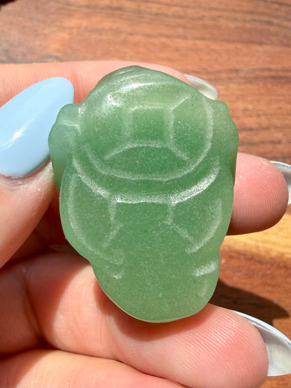 GREEN AVENTURINE MONEY TOAD