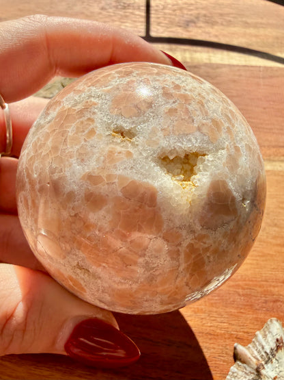 COTTON CANDY AGATE SPHERE