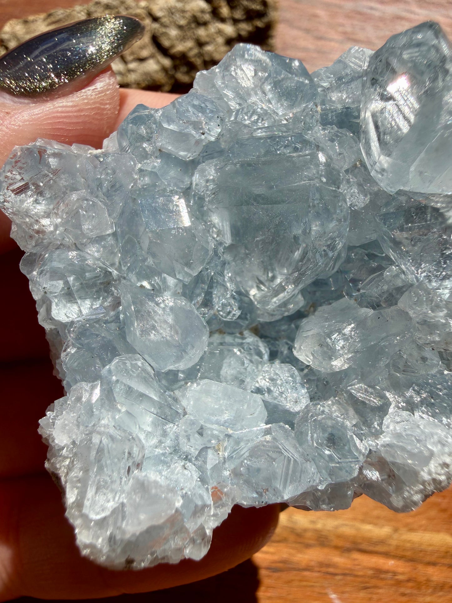 RAW CELESTITE CLUSTER