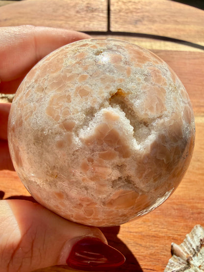 COTTON CANDY AGATE SPHERE