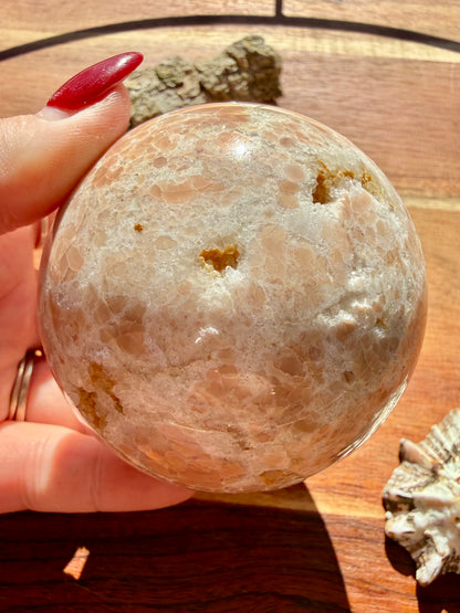 COTTON CANDY AGATE SPHERE