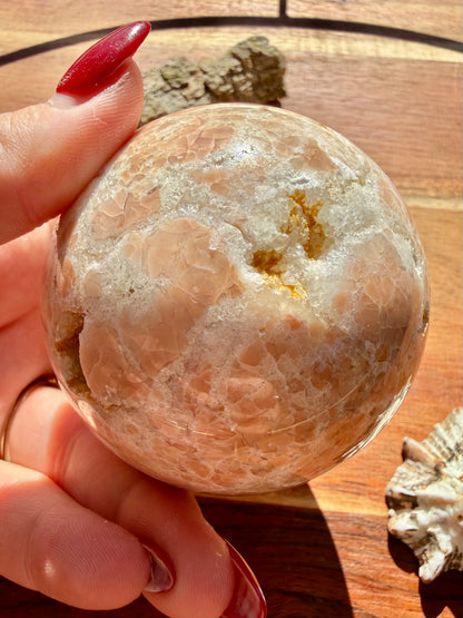 COTTON CANDY AGATE SPHERE