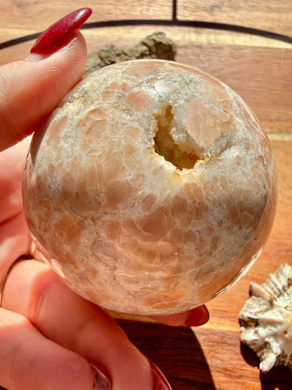 COTTON CANDY AGATE SPHERE
