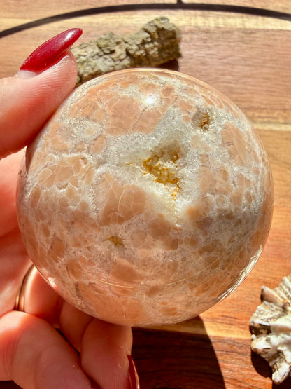 COTTON CANDY AGATE SPHERE