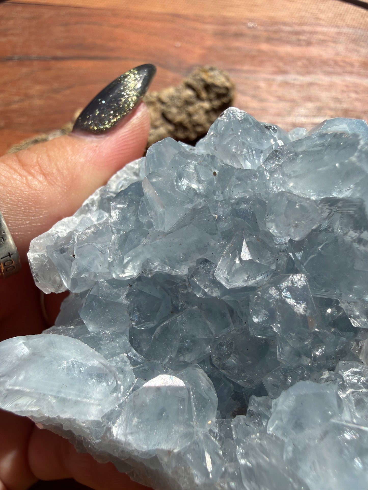 RAW CELESTITE CLUSTER