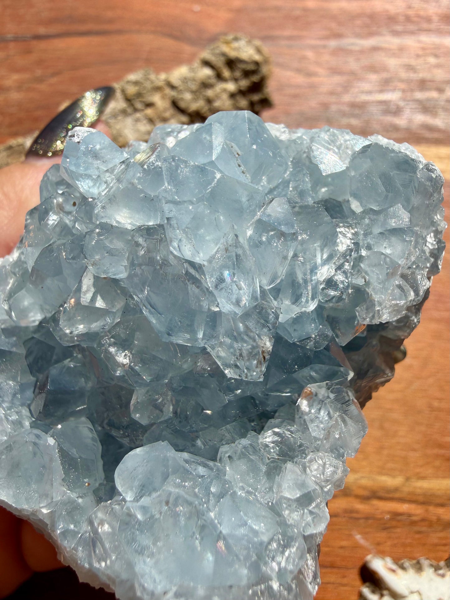 RAW CELESTITE CLUSTER