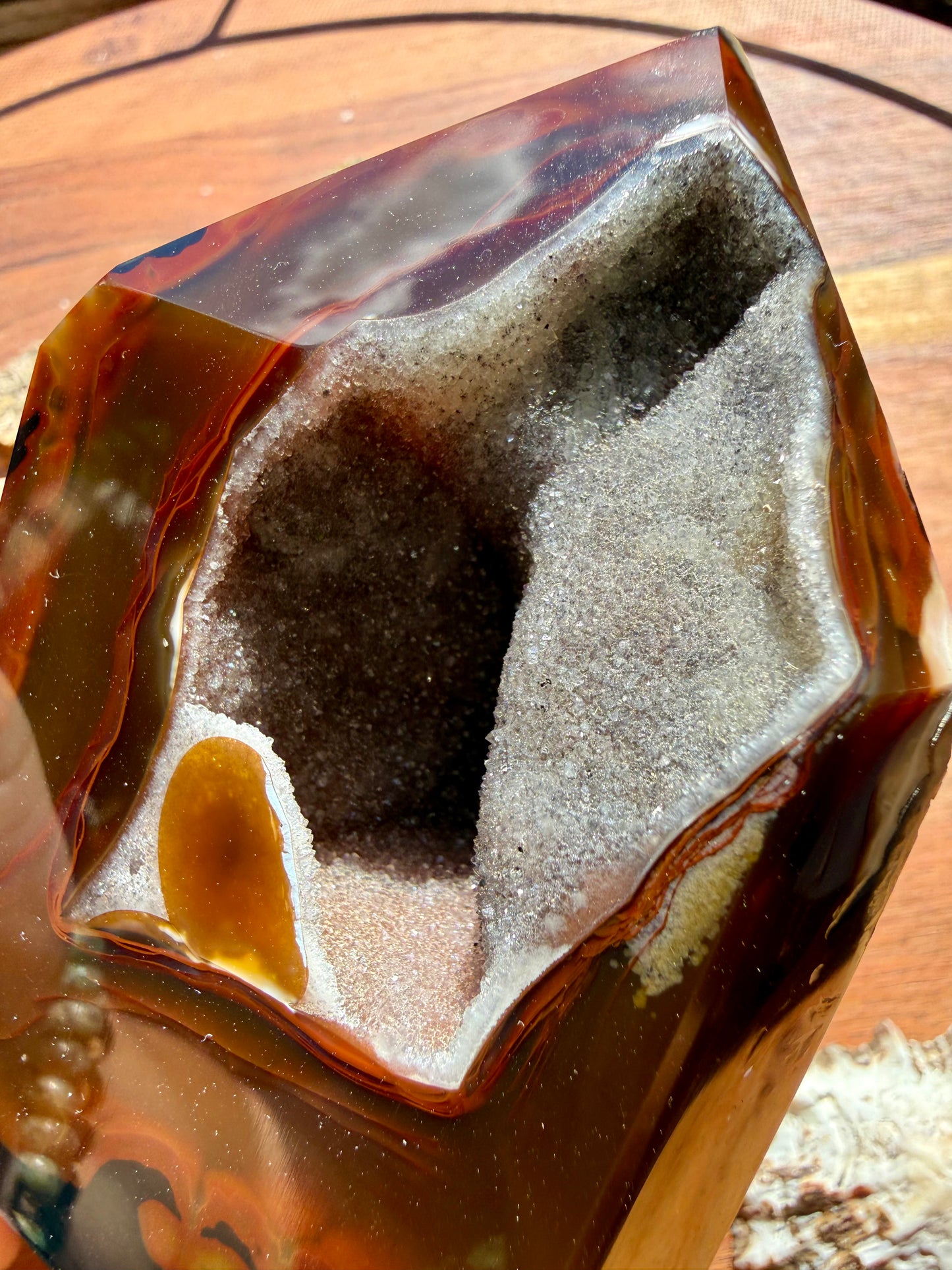 BRAZILIAN AGATE TOWER
