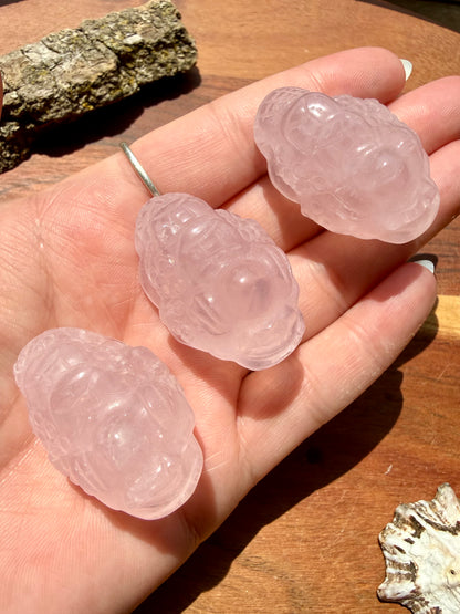 ROSE QUARTZ MONEY TOAD