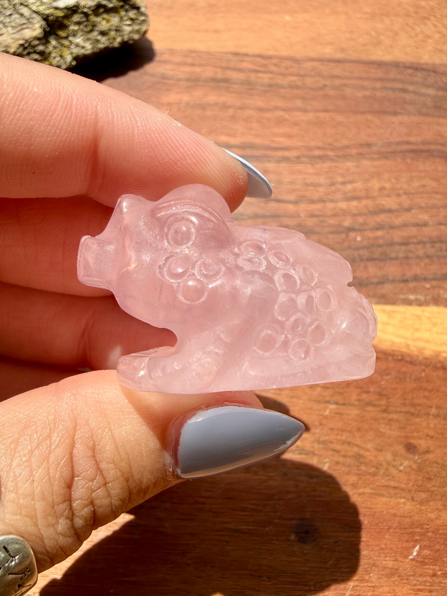 ROSE QUARTZ MONEY TOAD