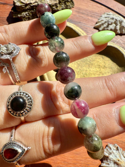 WATERMELON TOURMALINE BRACELET 8MM