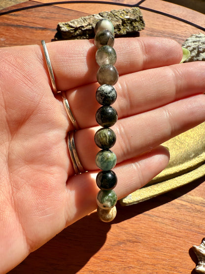 WATERMELON TOURMALINE BRACELET 8MM