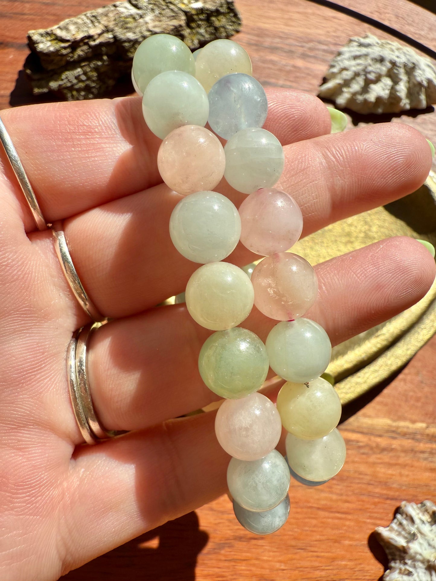 MORGANITE BRACELET 10MM