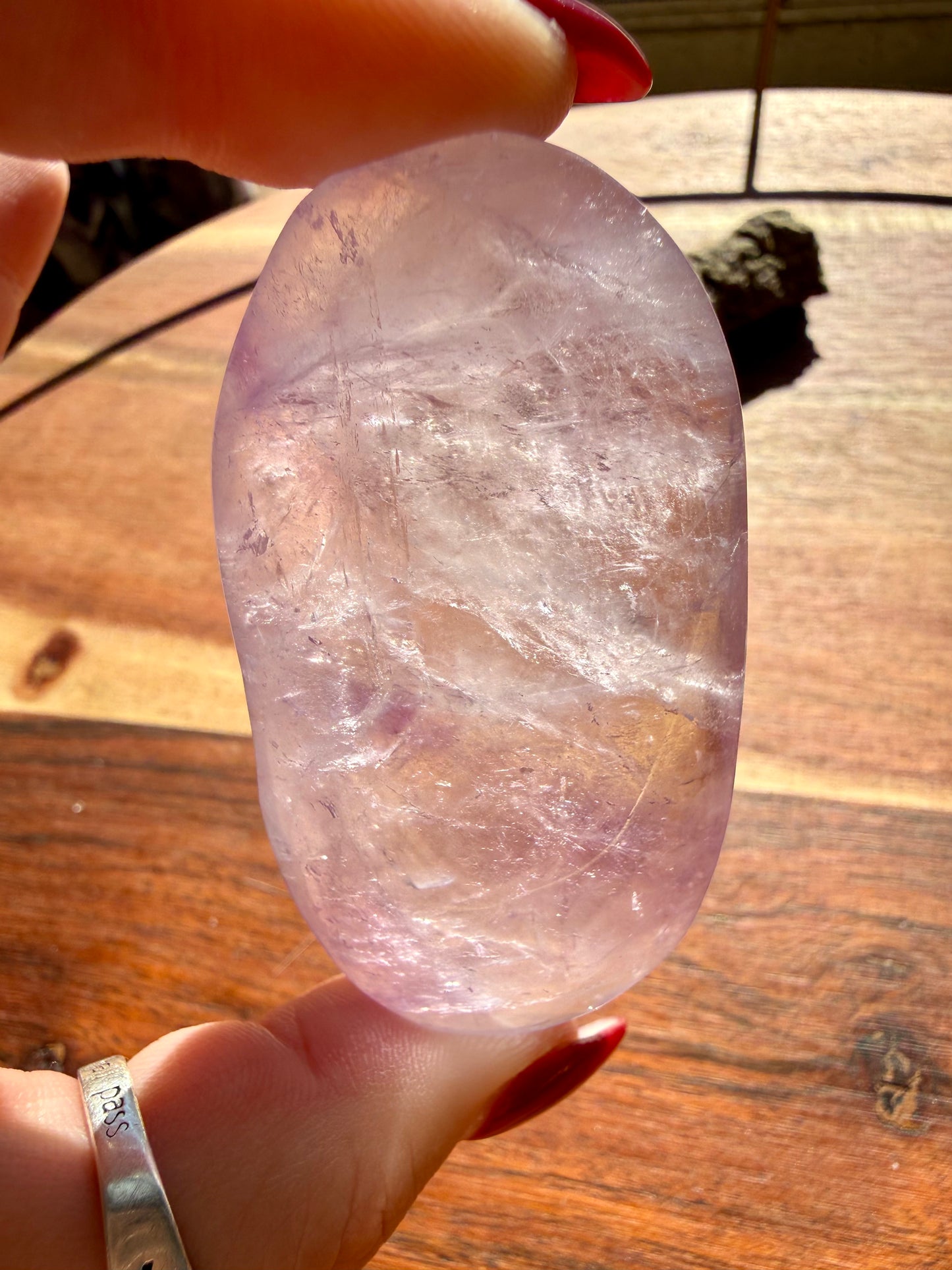 IMPERFECT AMETHYST PALM STONE