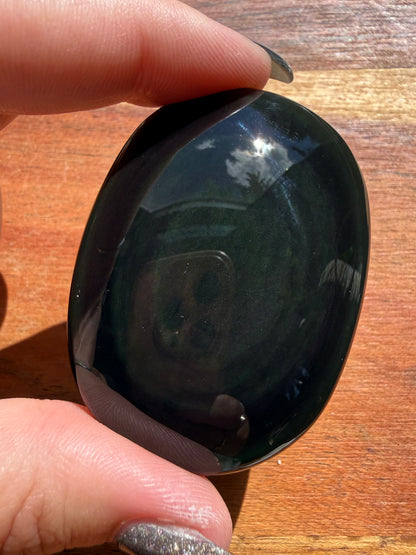 RAINBOW OBSIDIAN PALM STONE